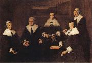 Regentsses of the Old Men's Almoshouse in Haarlem Frans Hals